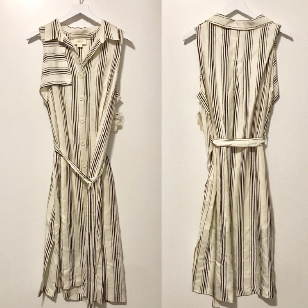 Anthropologie Maeve Esther Striped Shirt Dress - Picture 3 of 7